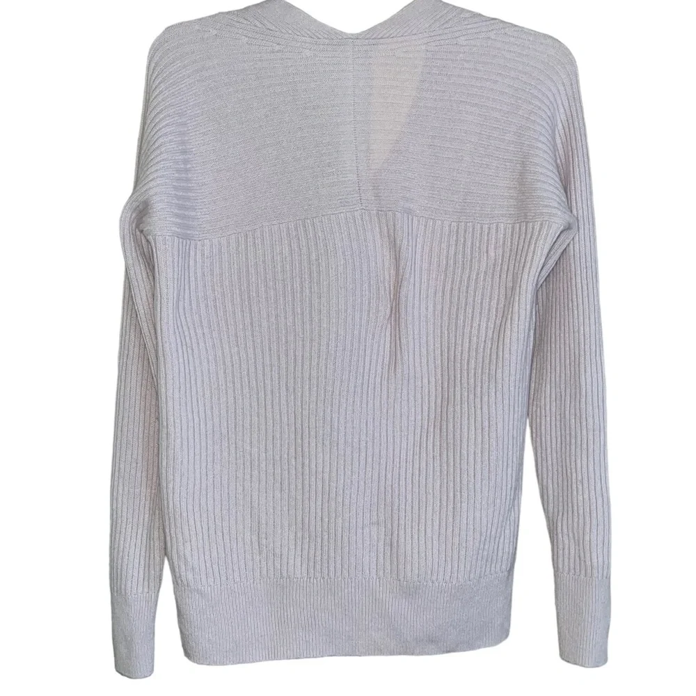 Vince Cashmere Blend Ribbed Knit Pullover Sweater